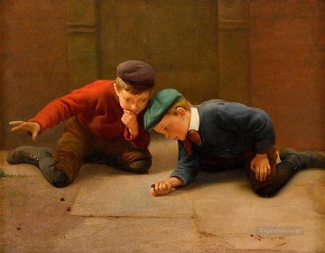 ゲーム・オブ・マーブルズ カール・ヴィトコウスキー Oil Paintings